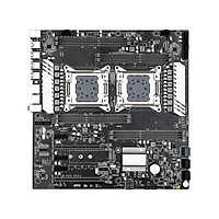 JINGSHA X79-S8D3 Dual Motherboard 8-channel DDR3 E-ATX Gaming Mainboard with Onboard M.2 Port Support LGA2011 V1/V2