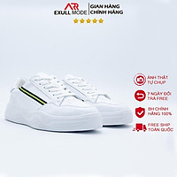 Giày thể thao nữ đế bằng dáng basic trang trí kẻ sọc Chính hãng Exull Mode 1915400741