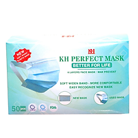 Combo 3 hộp khẩu trang y tế Khánh Hưng 4 lớp kháng khuẩn Perfect Mask