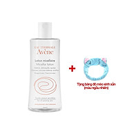 Combo Nước Tẩy Trang Dưỡng Ẩm Da Avene Micellar Lotion 500ml tặng kèm băng đô mèo xinh xắn màu sắc ngẫu nhiên