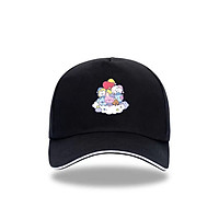 Mũ lưỡi trai in hình BTS CHIBI Tata Mang Chimmy RJ Koya Cooky Shooky Van xinh xắn dễ thương kpop