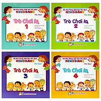 Combo Em Học Tiếng Anh Qua Trò Chơi – Trò Chơi IQ: Tập 1 + 2 + 3 + 4 (Bộ 4 Tập)