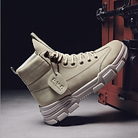 Giày sneaker nam cổ cao, giày bốt nam thời trang phong cách thời trang AVI - 362