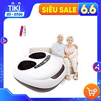 Máy Massage Chân (Lòng bàn chân, Chân, Ngón chân) | Liệu pháp mát xa từ áp suất không khí và con lăn nhiệt, Massage theo phương pháp Shiatsu Nhật Bản - Hàng nhập khẩu - Tặng kèm Máy massage cầm tay mini - Giao màu ngẫu nhiên