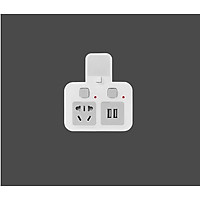 Ổ cắm điện tích hợp cổng sạc và đèn ngủ cao cấp bảo vệ thiết bị cho ngôi nhà bạn với chức năng chống sét - Tặng kèm 2 nút bảo vệ đầu sạc