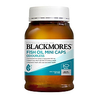 Viên uống dầu cá Blackmores Fish Oil Odourless Mini Caps (400 viên)
