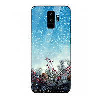 Ốp kính cường lực cho điện thoại Samsung Galaxy S9 Plus - Giáng sinh an lành ấm áp MS GSANAA025