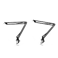 2 Pcs Adjustable Webcam Mount Clamp Mount Suspension Tripod Stand Holder