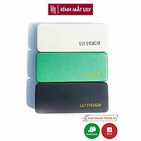 Hộp đựng kính cận cao cấp chất liệu da Lilyeyewear - Màu Ngẫu Nhiên