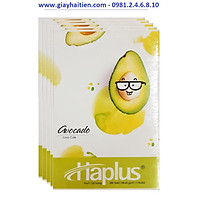 Lốc 5 quyển vở kẻ ngang 120 trang Haplus 5662 bìa xanh bơ