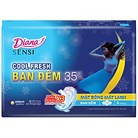 Băng Vệ Sinh Diana Sensi ban đêm Cool Fresh dài 35cm 3 miếng - 10408