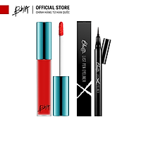 Combo Son Last Velvet Lip Tint (02, 25, 12 ,38,A5 ) và Bút kẻ mắt Bbia Last Pen Eyeliner