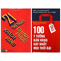 Combo 2 Cuốn: 100 Ý Tưởng Bán Hàng Hay Nhất Mọi Thời Đại + 21 Thủ Thuật Chinh Phục Khách Hàng