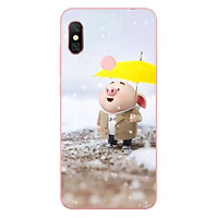 Ốp lưng dẻo cho điện thoại Xiaomi Redmi Note 6 Pro_0385 Pig 25 - Hàng Chính Hãng