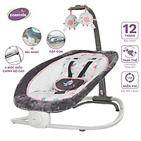 Ghế rung cho bé sơ sinh Mastela 6915/6917 có đồ chơi kèm nhạc trắng ru ngủ, 4 nấc điều chỉnh độ cao gọn nhẹ tiện lợi