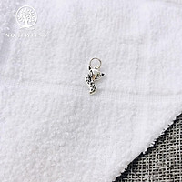 Charm bạc hồ ly nhỏ treo - Charm hồ ly treo NQ Jewelry