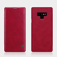 Bao Da Da Bò Cho Samsung Galaxy Note 9 hiệu Nillkin Qin Có Ngăn Đựng Thẻ - Hàng Chính Hãng