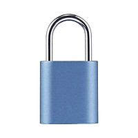 XIAOMI Noc Loc Smart Fingerprint Padlock USB Rechargeable IPX7 Waterproof Mini Portable Intelligent Lock Finger Print UnlockSilver