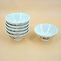 Bộ 6 chén ăn melamine cao cấp phong cách Hàn Quốc