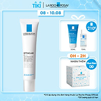 Kem Dưỡng Giúp Cải Thiện Bề Mặt Da, Giảm Mụn Đầu Đen và Giảm Bóng Nhờn La Roche Posay Effaclar K+ 40ml