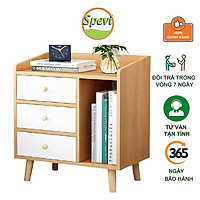 Kệ Tủ Đầu Giường HK43D SPEVI Phong Cách Châu Âu Sang Trọng, Phù Hợp Cho Mọi Kiểu Nhà, Sản Phẩm Nội Thất Lắp Ráp Thông Minh - Hàng chính hãng
