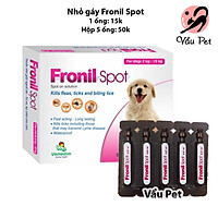Nhỏ gáy loại bỏ ve, rận, bọ chét cho chó mèo Fronil