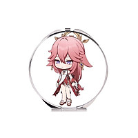 Gương hai mặt in hình nhân vật YAE MIKO game GENSHIN IMPACT anime chibi bỏ túi cầm tay tiện lợi
