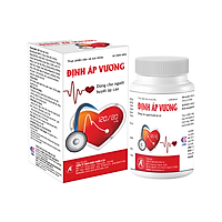 Định Áp Vương - Dạng lọ tiết kiệm hơn - Hỗ trợ hạ huyết áp từ thảo dược, Nattokinase, lá dâu và dầu tỏi
