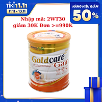Sữa bột Wincofood Goldcare Gain lon 900g: sản phẩm dành cho người gầy thích hợp cho mọi đối tượng và trẻ từ 1 tuổi trở lên giúp tăng cân và tăng cường thể lực