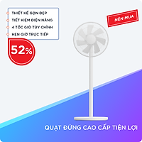 Quạt Đứng Cao Cấp Với 4 Tốc Độ Gió Tùy Chỉnh, Có Thể Làm Mát Lên Đến 14 mét, Có Thể Điều Chỉnh Thông Qua App