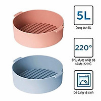 Khay silicone dành cho nồi chiên không dầu và lò vi sóng Lock&Lock 3.5L và 5L, CKB002 CKB003