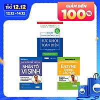 Combo Sách Dinh Dưỡng Hay Nhất Mọi Thời Đại: Bí Mật Dinh Dưỡng Cho Sức Khỏe Toàn Diện + Nhân Tố Vi Sinh + Enzyme Chống Lão Hóa - Đẩy Lùi Tuổi Tác Tiếp Thêm Sức Sống Mới Cho Tế Bào ( Tái Bản 2020)