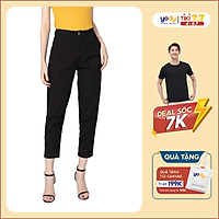 Quần Jean Kaki Nữ YODY Cạp Cao Tôn Dáng Thoải Mái Khi Vận Động - QJN3072