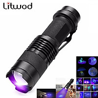 Đèn Pin Mini 395nm Tia Uv Led Tia Cực Tím Chiếu Sáng Cho Thú Cưng