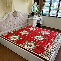 Thảm Lông Cừu Trải Giường, Thảm Trải Giường Mùa Đông Dùng Thay Đệm Hoặc Trải lên Đệm, Thảm Giường Đa Năng Sunzin Chần Bông Dày Dặn Đủ Kích Cỡ