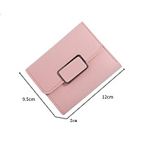 Ví Nữ Ngắn Mini Cầm Tay Gấp Đôi Khóa Vuông Cực Xinh Bền Đẹp Cực Rẻ VD01