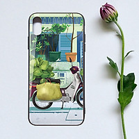Ốp Lưng Kính Cường Lực - Viền Dẻo - Giành Cho Dòng Iphone - Phong Cách Á Đông - AD006