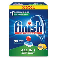 Viên rửa bát Finish All in one 90 viên hương chanh