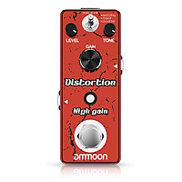 ammoon High Gain Distortion Guitar Effect Pedal 3 Working Modes with Volume Tone Gain Controls True Bypass Full Metal