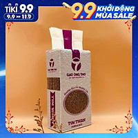 Gạo Lứt Tím Than Túi 1Kg - Gạo Ông Thọ - Thơm mềm dẻo, tốt cho sức khỏe