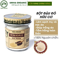 Bột Đậu Đỏ Nguyên Chất UMIHOME (125g) - Dùng cho đắp mặt, tắm trắng dưỡng da hỗ trợ điều trị mụn hiệu quả