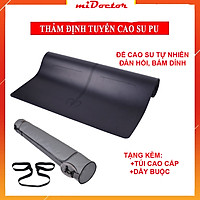 Thảm Tập Yoga Định Tuyến Da PU Cao Cấp Chính Hãng miDoctor + Túi Đựng Thảm Tập Yoga + Dây Buộc Thảm Yoga Định Tuyến