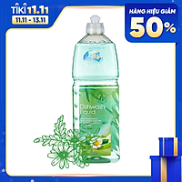 Nước rửa chén không khô da tay chiết xuất nha đam Earth Choice Úc 1L