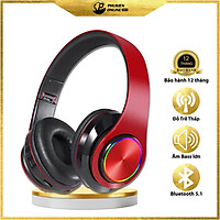 Tai nghe Bluetooth FLOVEME B3 không dây âm thanh Bass êm, cao cấp - Thiết kế sang trọng - Có Đèn LED, Khe Cắm thẻ Nhớ Thông Minh - Hàng chính hãng