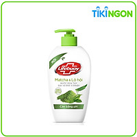 Nước Rửa Tay Lifebuoy Matcha Lô Hội 450g Chiết Xuất Từ Thiên Nhiên Giúp Sạch Khuẩn Và Cân Bằng độ PH Trên Da