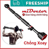 Xà Đơn Treo Tường Gắn Cửa Đa Năng Độ Dài Tùy Chỉnh Giúp Bạn Tập Gym, Tập Cơ Bụng, Cơ Vai, Cơ Xô 60-120Cm - Chính Hãng miDoctor (Màu Ngẫu Nhiên)