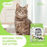Cát vệ sinh đậu nành cho mèo - Cature 6L - Siêu khử mùi và tiết kiệm