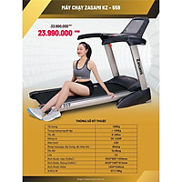 Máy Chạy Bộ Điện Zasami KZ-559,hàng chính hãng, máy tập dành cho cả gia đình, phù hợp mọi lứa tuổi