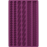 3D Knit Rope Silicone Pearl Fondant Mould Cake Border Sugar Icing Gumpaste Decor