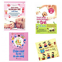 Combo bách khoa nuôi dạy trẻ từ 0-3 tuổi+thực đơn dinh dưỡng cho trẻ từ 0-3 tuổi+chào con